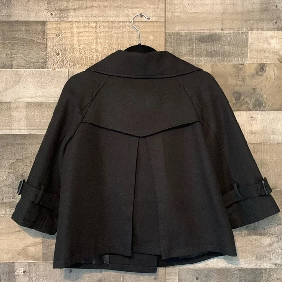 Ann Taylor Loft Short Peacoat with oversized collar - Picture 15 of 16